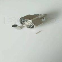 Low Pim -155dbc Min DIN 4.3/10 Male Plug Connector for Rg142 Cable thumbnail-5