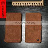 High Quality Custom Leather Wallet Cover Flip Case for Samsung s6 Edge Plus