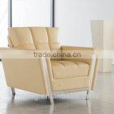 Soft Back With Sqare Stitching Leather Sofa Price Good 3seater Item 8060 thumbnail-6