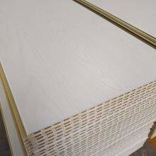 Bamboo Wood Fiber Integrated Wallboard PVC Panel Decorative Board Made in China thumbnail-3