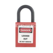 38mm Nylon Shackle Security Padlock With Master Keys Safety Padlock thumbnail-3