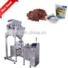 Good Quality Automatic Beef Jerky Flat Pouch Packaging Machine Beef Jerky Nitrogen Gas Flush Beef Jerky Packing Machine