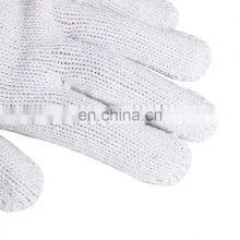 Xiantao Wholesale Reusable Safety Work Glove Labor Protective Hand Guantes White Cotton Knitted Gloves thumbnail-4