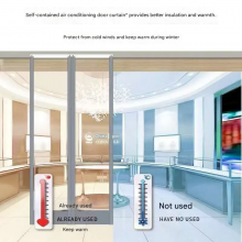 Wholesale PVC Magnetic Isolation Door Curtain for Cold Weather thumbnail-3