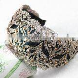 Fabric Lace Wide Fashion Headband Hairband Delicate Women Hair Accessories thumbnail-4