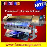 New Arrival Funsunjet FS1802G High Quality Dx5 Head Wide Format Outdoor Sublimation Printer Flex Printing Machine thumbnail-1