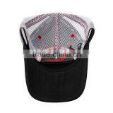 High Quality Custom 6 Panel Curved Brim 3d Embroidery Letter Logo Trucker Hat thumbnail-4