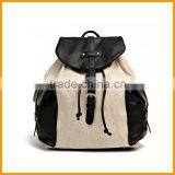 Beautiful Vintage Canvas Leather Teenager Girls Bag Backpack thumbnail-3