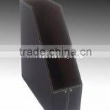 Divider File Magazine Holder Fashion Design Leather pu Paper Holder File Document Magazine File Holder Factory thumbnail-1