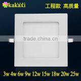 LED Panel Light 3w 4w 6w 9w 12w 15w 18w 20w 25w Square Ultra Thin Mini Dimmable Led Ceiling Lamp