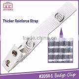 Popular Metal id Card Holder Alligator Clip With Reinforced Strap thumbnail-1