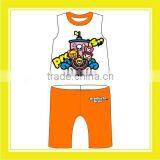 2016 Product Bros Priate Rinne and Lion Cotton Orange For Children Two Pieces Per Set thumbnail-3