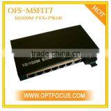 10/100M RJ45 7 Ports Gigabit Ethernet Optical Fiber Switch