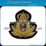 Handmade Bullion Embroidered Cap Badge PS-219