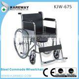 ISO Approved Wheelchair With Toilet,commode Wheelchair,folding Toilet Chair thumbnail-1