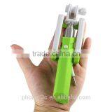 2016 Factory Supply Private Label Folding Mini Monopod Rainbow Selfie-stick With Cable Promotional Gifts Selfie Stick Monopod thumbnail-1