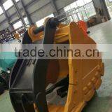 Excavator Rock Bucket With Hydarulic Thumb
