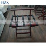 Hotel Room Antique Rustic Wood Luggage Rack thumbnail-2