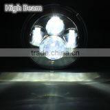 H4 40W 7Inch Round LED Headlight Hi-Lo Beam FIt 2007-2015 For J-eep For Wrangler JK TJ LJ Pure White DC12V-30V Waterproof thumbnail-5