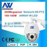 1.3MP 960P Speed Dome PTZ IP Network Camera Upto 100-180M IR Distance thumbnail-2