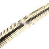 China Manufacturer Pitch 1.0mm Pin Header Single Row 90 Degree DIP 2p 3p 6p 5p 26p Pin Header Connector