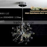 2014 Luxury Crystal Chandelier Chrome Chandelier Lights Crystal Light Fixture MD8491 L15 thumbnail-1