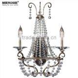 Luxury Home Designs Interior Wall Light Fxitures 2 Light Crytal Wall Sconce MD82001 thumbnail-2