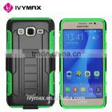 China Mobile Phone Accessories Rugged Detachable Hybrid Silicone + pc Robot Case With Kickstand Suitable for Samsung Galaxy On5 Most Popular thumbnail-2