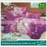 2015 beautiful floral flower brushed fabric for home textile