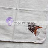 New Products Wholesale Lace Embroidery Cotton Fabric Linen Table Napkin thumbnail-3