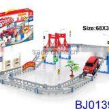 Hot New High Speed Electric Plastic Rail Car Toy Slot Car Set Toy thumbnail-6