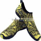Aqua Shoes,water Shoes,surfing Shoes,WATER SPORTS, FITNESS, GYM, YOGA SHOES ---Ballop Zebra Yellow thumbnail-2