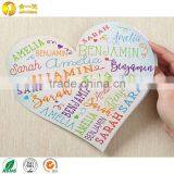 Hot Sale Creative Heart Shape Handmade Greeting Card With Envelope thumbnail-6