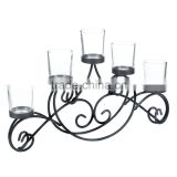 Iron Waves Candle Stand