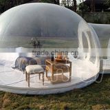 2016 Top quality inflatable transparent bubble tent camping