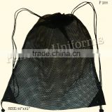Net draw string shopping pouch