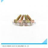 High quality Screws Pozidriv bugle head Yellow Zinc Galvanized screws Fine thread Drywall screws