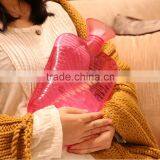 Large1800ml Hot PVC Warm Water Bottle Bubble Red Bed Warmer