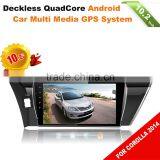 Android Car Video GPS Multimedia System for Toyota Highlander 2012 Kluger With Wifi, Bt, Dvr, Rear View Input thumbnail-5