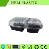 Disposable 4 compartments plastic takeaway food container