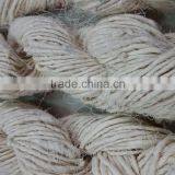 Handmade Recycled Thick Cotton Yarns in White, Undyed Colours, These Can be Custom Coloured as per Your Request thumbnail-1
