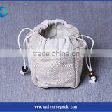 Custom durable linen drawstring bowl bag wholesale