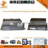 GPS 3g Wifi 4ch MDVR/ Vehicle Mobile Dvr With Free CMS Software With Certificate thumbnail-4