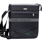 black durable fabric padded protective sling bag for tablet PC