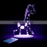 Acrylic Sleepy Light 9.25''x6.3''x9.25'' / Acrylic Lighted Edge Lit LED thumbnail-1