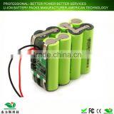 wholesale 18650 battery 14.8v rechargeable battery li-ion battery pack