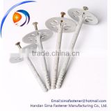 Carbon steel corrugated brass coil roofing nails