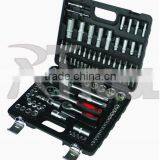 108pcs 1/4" 1/2" Dr. Ratchet Handle Socket Wrench Bit Set thumbnail-2