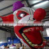 Halloween Decoration Big Hanging Inflatable Clown Head for Sale thumbnail-4