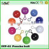 China Supprier Promotional Gift Water Proof Raincoat Disposable Poncho Ball thumbnail-5